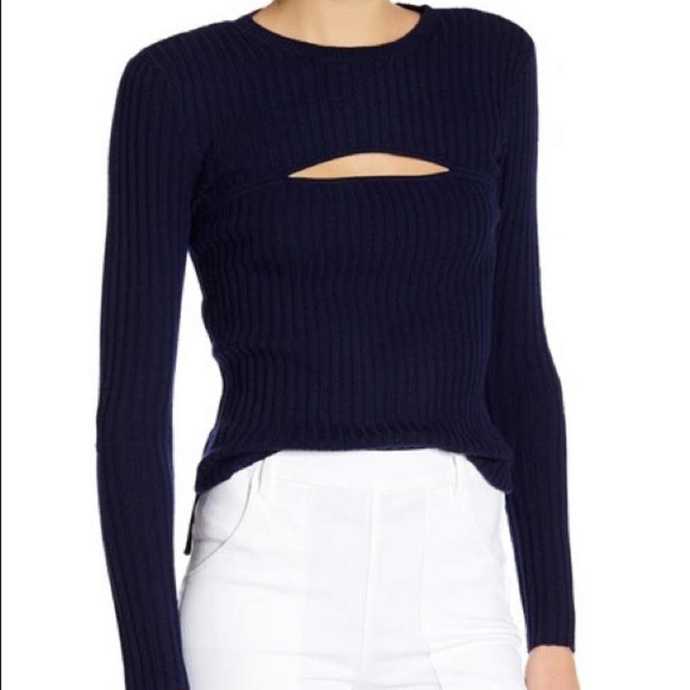 Frame Peek-a-boo Sweater